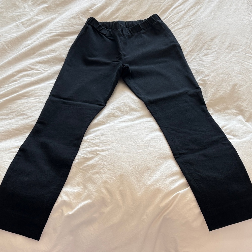 COS Black Elastic Waist Trousers
